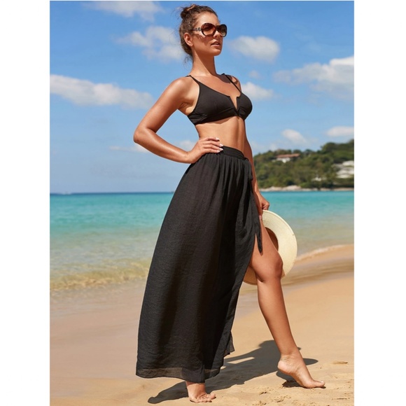 Black Sarong Skirt - Picture 6 of 13